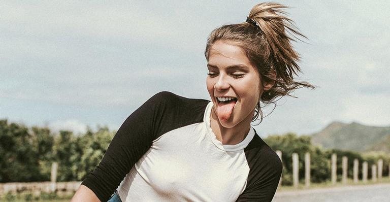 Em quarentena, Isabella Santoni lembra dia andando de skate - Instagram