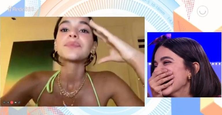 BBB20: Marquezine revela orgulho da trajetória de Manu - Reprodução/Crédito: Gshow