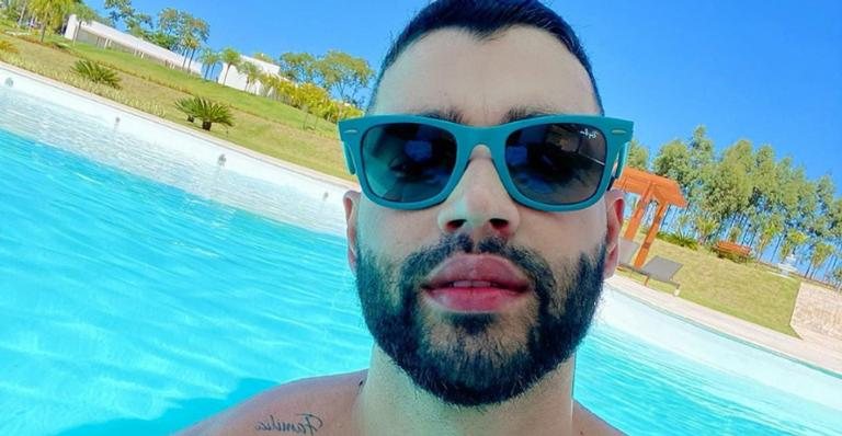 Gusttavo Lima mostra tarde de pescaria em lago em cenário paradisíaco - Instagram