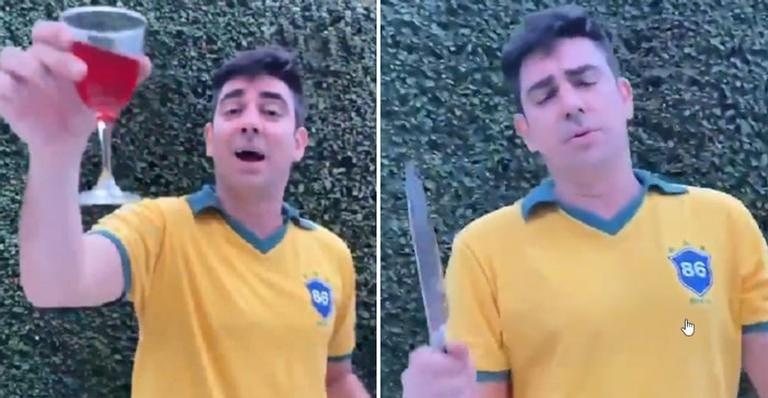 Marcelo Adnet ironiza Bolsonaro sobre fazer churrasco durante quarentena - Instagram