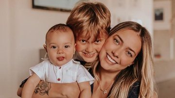 Ao compartilhar lindo clique nas redes, Carol Dantas esbanja amor a Davi Lucca - Instagram