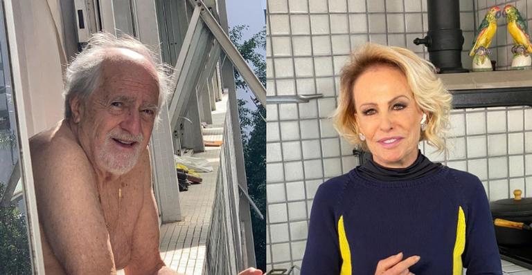 Ary Fontoura surge tomando sol e Ana Maria Braga brinca - Divulgação/Instagram