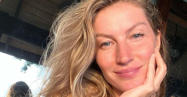 Gisele Bündchen emite bonita mensagem ao compartilhar clique nas redes - Instagram