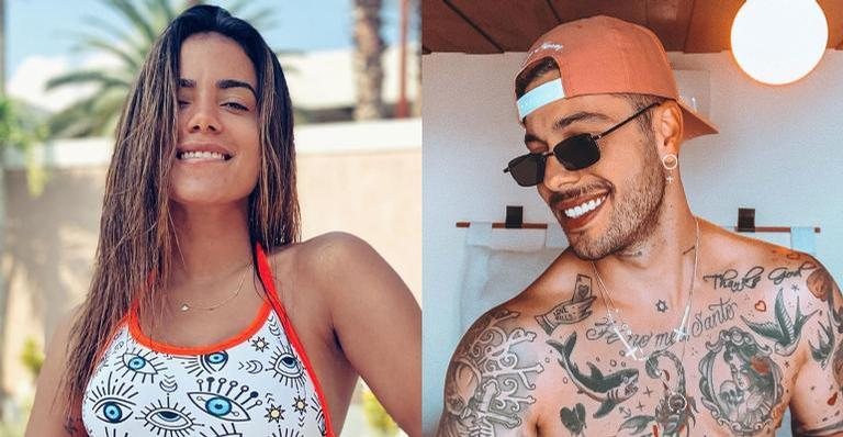 Anitta e Gui Araújo dançam juntos e dão beijão em vídeo - Reprodução/Instagram