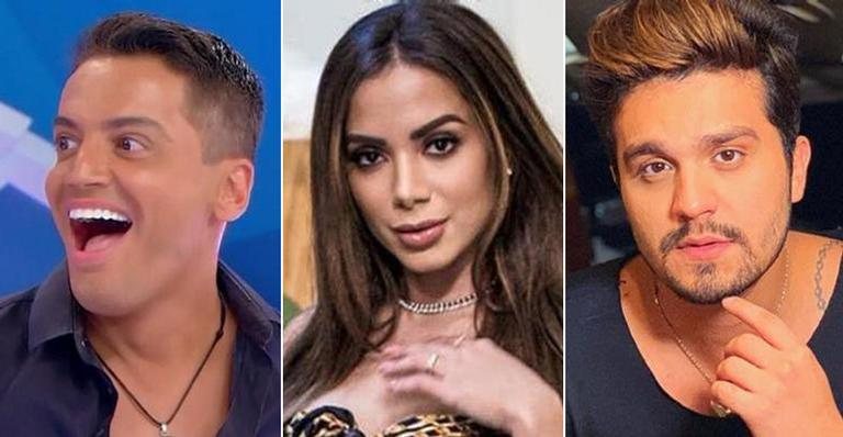 Leo Dias fala sobre relação de Anitta com Luan Santana - Reprodução/SBT; Instagram