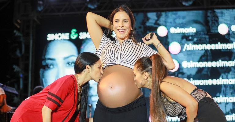 No aniversário de Ivete Sangalo, Simone e Simaria relembram gravidez da cantora: ''Muitas bençãos'' - Instagram/Divulgação/Victor Oliveira