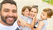 Gusttavo Lima ensina o filho mais velho a soltar pipa - Instagram