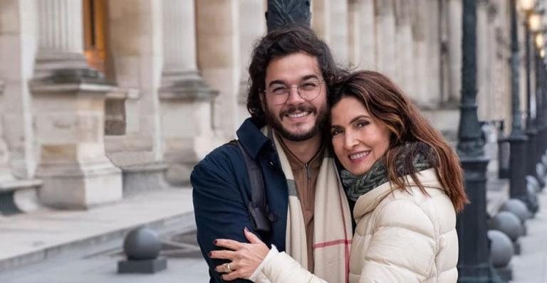 Túlio Gadelha e Fátima Bernardes curtem a noite de sábado com sessão de cinema em casa - Instagram