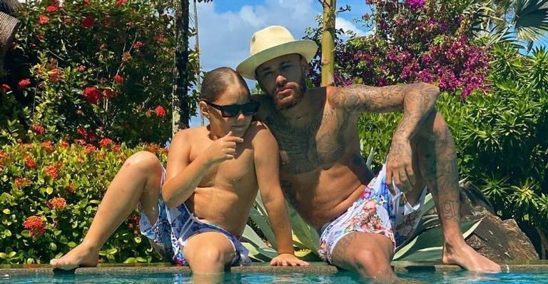 Durante jogo online, Neymar Jr é repreendido pelo filho - Reprodução/Instagram