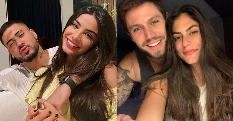 Kevinho e namorada repetem pose de Mari Gonzalez e Jonas - Reprodução/Instagram