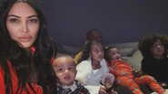 Kim Kardashian encanta ao compartilhar clique dos filhos - Instagram