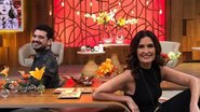 Fátima Bernardes e André Curvello nos bastidores do Encontro - Reprodução/Instagram