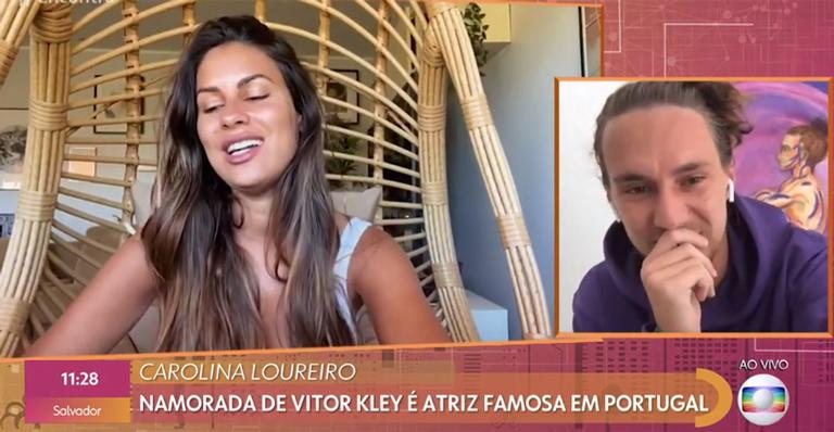 Vitor Kley se emociona com recado da namorada e fala sobre relacionamento à distância - TV Globo