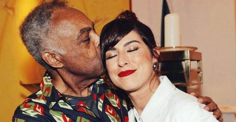 Fernanda Paes Leme e Gilberto Gil - Reprodução/Instagram