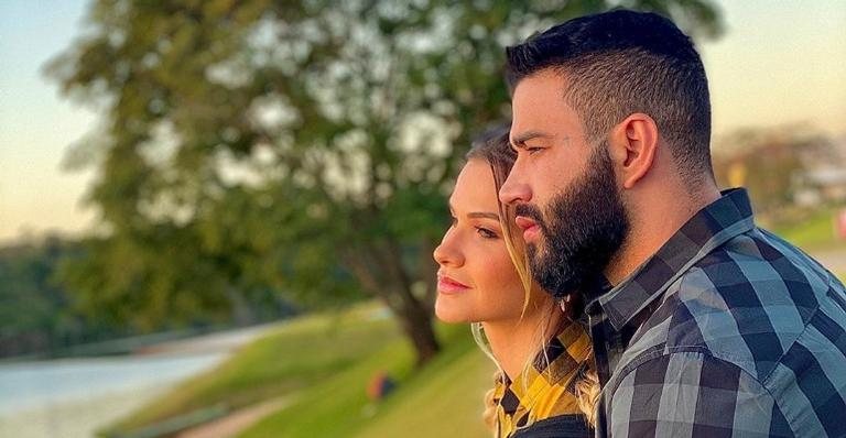 Andressa Suita surge em momento romântico com Gusttavo Lima - Reprodução/Instagram