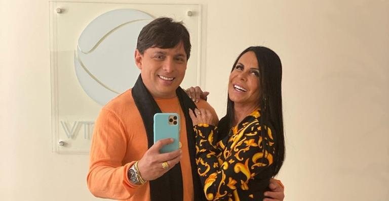 Gretchen e Esdras de Souza combinam looks confortáveis - Reprodução/Instagram