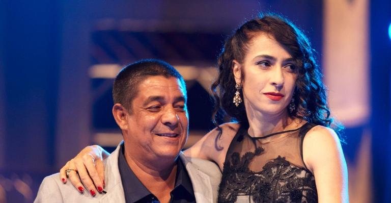 Zeca Pagodinho parabeniza a amiga Marisa Monte - Guto Costa