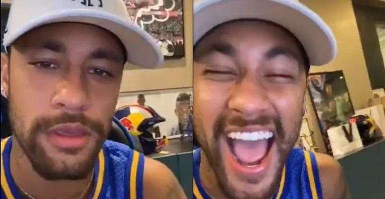 Neymar Jr. faz trocadilho cômico e viraliza na web - Reprodução/TikTok