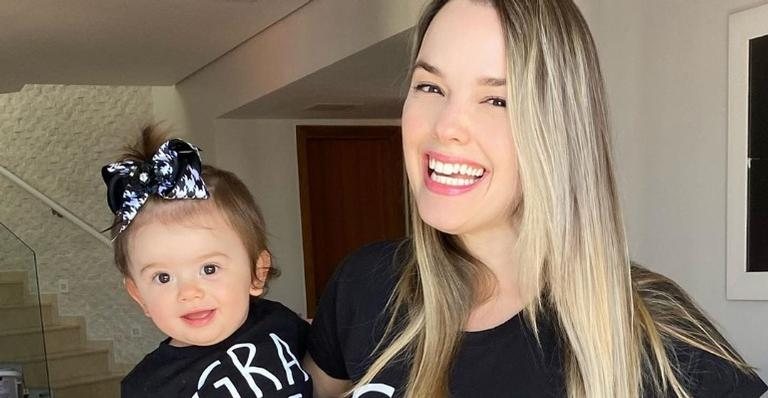 Thaeme encanta com antes e depois da filha Liz - Reprodução/Instagram