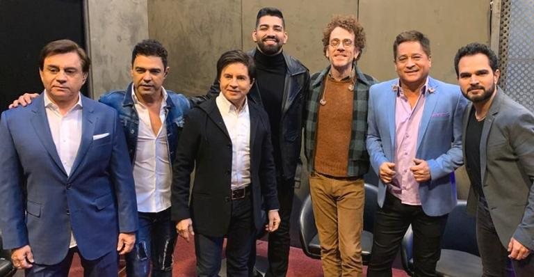 'Amigos' relembram participação no Domingão do Faustão - Divulgação