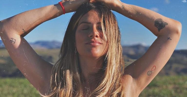 Giovanna Ewbank aproveita o sol e dá uma volta no quintal - Reprodução/Instagram