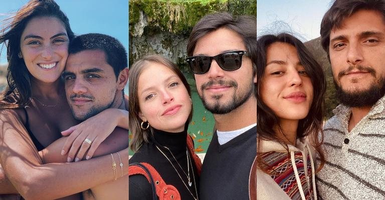 Agatha Moreira posta clique perfeito ao lado de Rodrigo Simas e cunhados: ''Friends tá diferente'' - Instagram