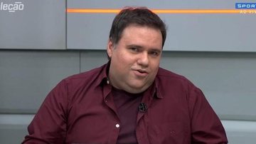 Com trombose venosa cerebral, apresentador Rodrigo Rodrigues está em coma induzido - Reprodução/SportTV