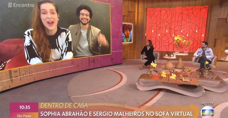 Sérgio Malheiros brinca sobre casamento com Sophia Abrahão: ''Enrolando'' - Reprodução/TV Globo