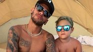 Após diagnóstico de Covid-19, Neymar Jr. posa com o filho, Davi Lucca: ''Estamos todos bem'' - Instagram