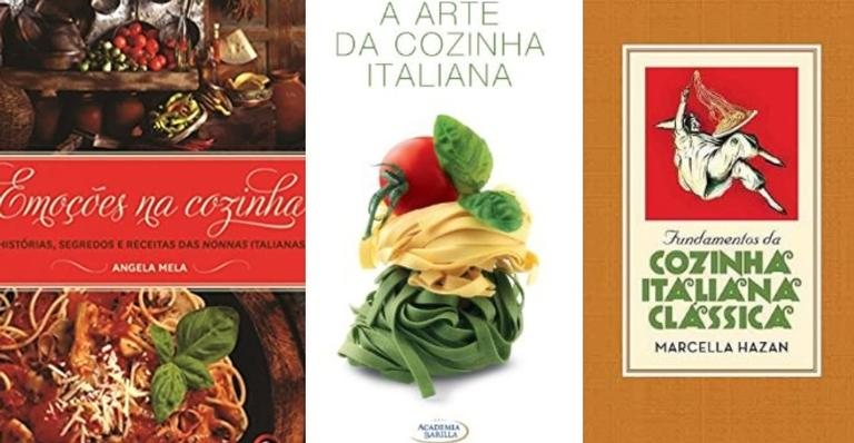 6 livros incríveis de culinária italiana - Reprodução/Amazon