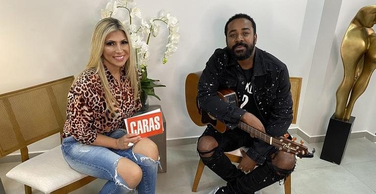 Clóvis Pinho em entrevista com Fernanda Comora no Glow Up - Divulgação