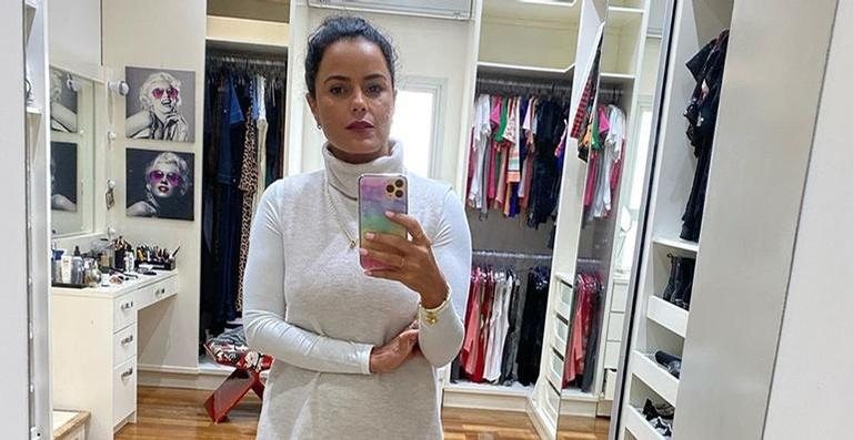 Luciele Di Camargo exibe boa forma em look de ginástica - Reprodução/Instagram