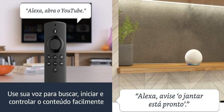 Confira os novos modelos Echo e o Fire TV Stick Lite - Reprodução/Amazon