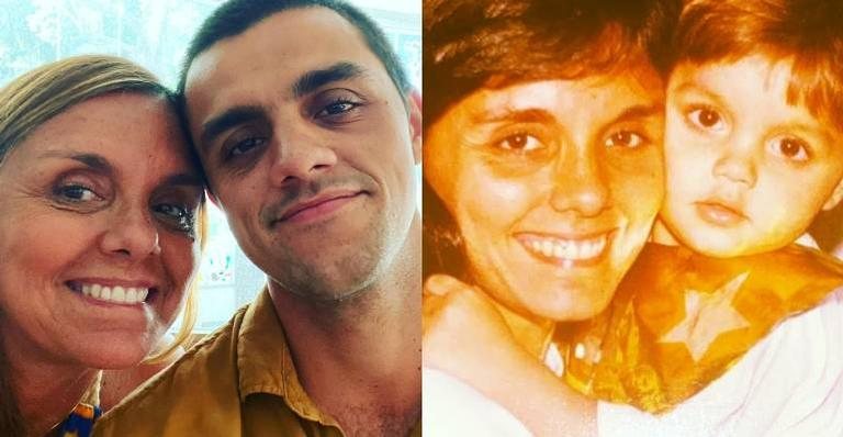 Felipe Simas relembra foto de criança com a mãe - Reprodução/Instagram