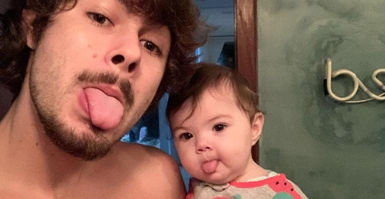 Rafa Vitti explode o fofurômetro ao compartilhar vídeo recebendo abraço da filha, Clara Maria - Reprodução/Instagram