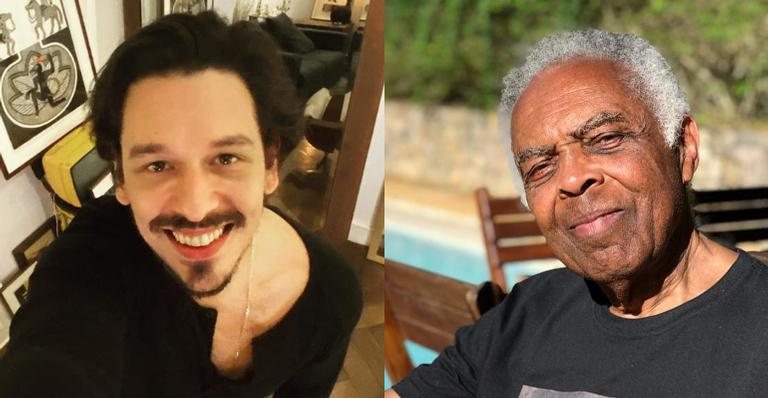 João Vicente de Castro posa ao lado de Gilberto Gil - Reprodução/Instagram