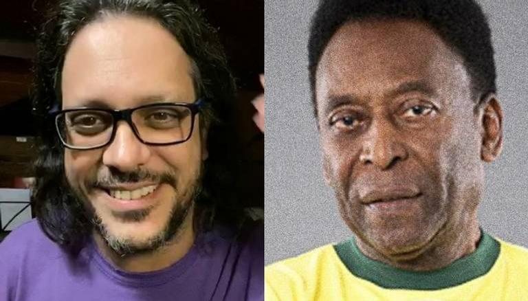 Lucio Mauro Filho homenageia Pelé no dia do seu aniversário - Reprodução/Instagram