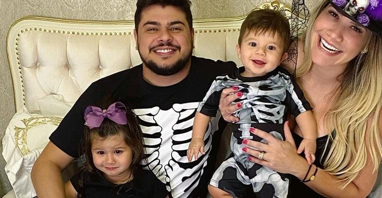 Sertanejo Cristiano e a esposa celebram oito meses do filho - Reprodução/Instagram