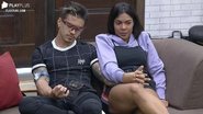 A Fazenda: Biel reclama de Raissa Barbosa em papo com Tays - Divulgação/Record TV