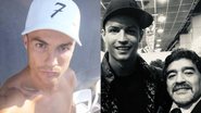 Cristiano Ronaldo lamenta a morte de Maradona: ''Gênio'' - Reprodução/Instagram