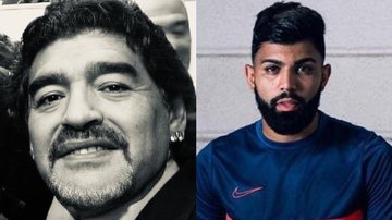 Gabigol lamenta a morte de Diego Maradona - Reprodução/Instagram