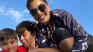 Juliana Paes volta de viagem e se encontra com os filhos - Reprodução/Instagram