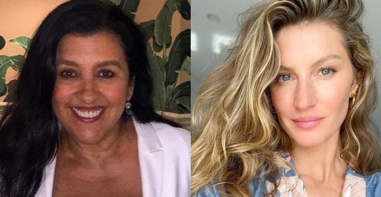 Regina Casé relembra clique com Gisele Bündchen - Reprodução/Instagram