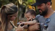 Sorocaba e Biah Rodrigues plantam umbigo do filho, Theo - Maurício Milan/CG Comunicação