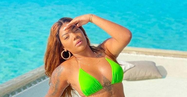 Ludmilla exibe corpaço com biquíni fininho nas Maldivas - Reprodução/Instagram