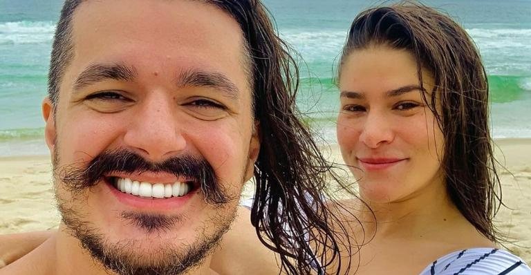 Bruno Lopes e Priscila Fantin posam juntos sob a luz do sol - Reprodução/Instagram