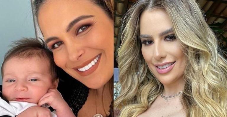 Ex-BBB Kamilla Salgado posa com o filho e Fernanda Keulla - Reprodução/Instagram