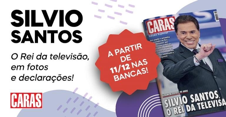 Revista CARAS oferece uma homenagem ao maior comunicador do País - Divulgação