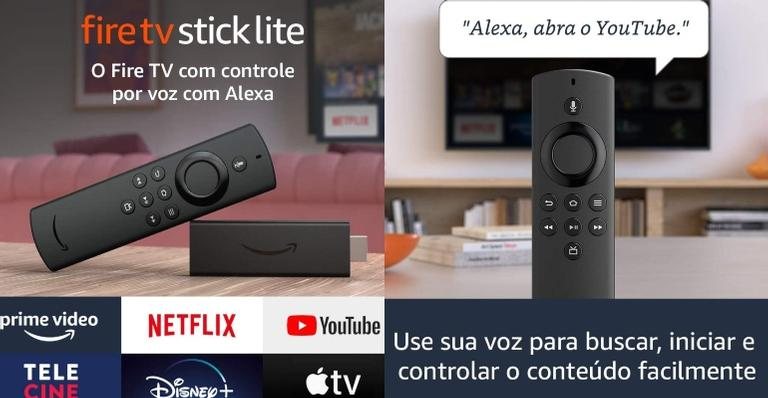 6 motivos para garantir o Fire TV Stick Lite - Reprodução/Amazon