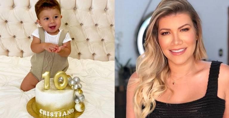 Esposa do cantor Cristiano celebra os 10 meses do filho - Reprodução/Instagram